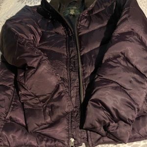Ladies Burgundy Down Eddie BauerJacket